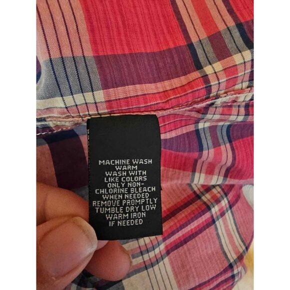 Lauren Jeans Co.Ralph Lauren‎ Plaid Shirt Size M  (S23) - Picture 5 of 5